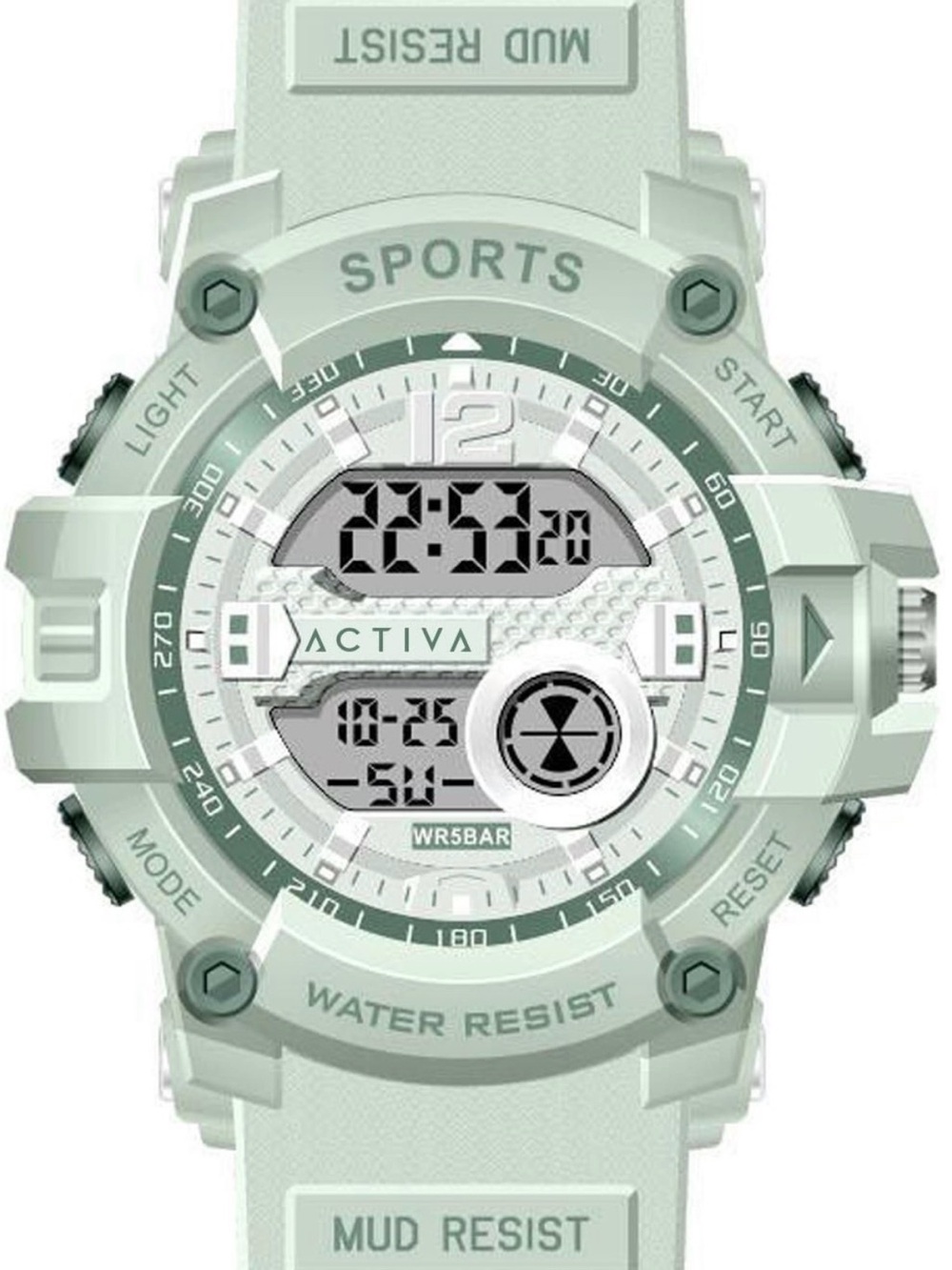 ACW533-006 - Activa X Invicta Digital Essentials Lady Watch - 46mm, Green